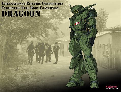 cyberpunk dragoon|IEC Dragoon in Red : r/cyberpunkred .